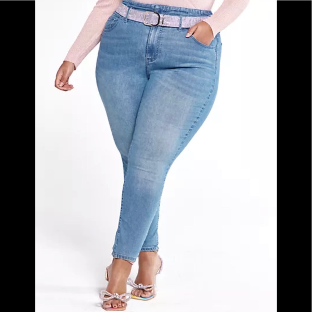 SRV x FTF off duty skinny jeans